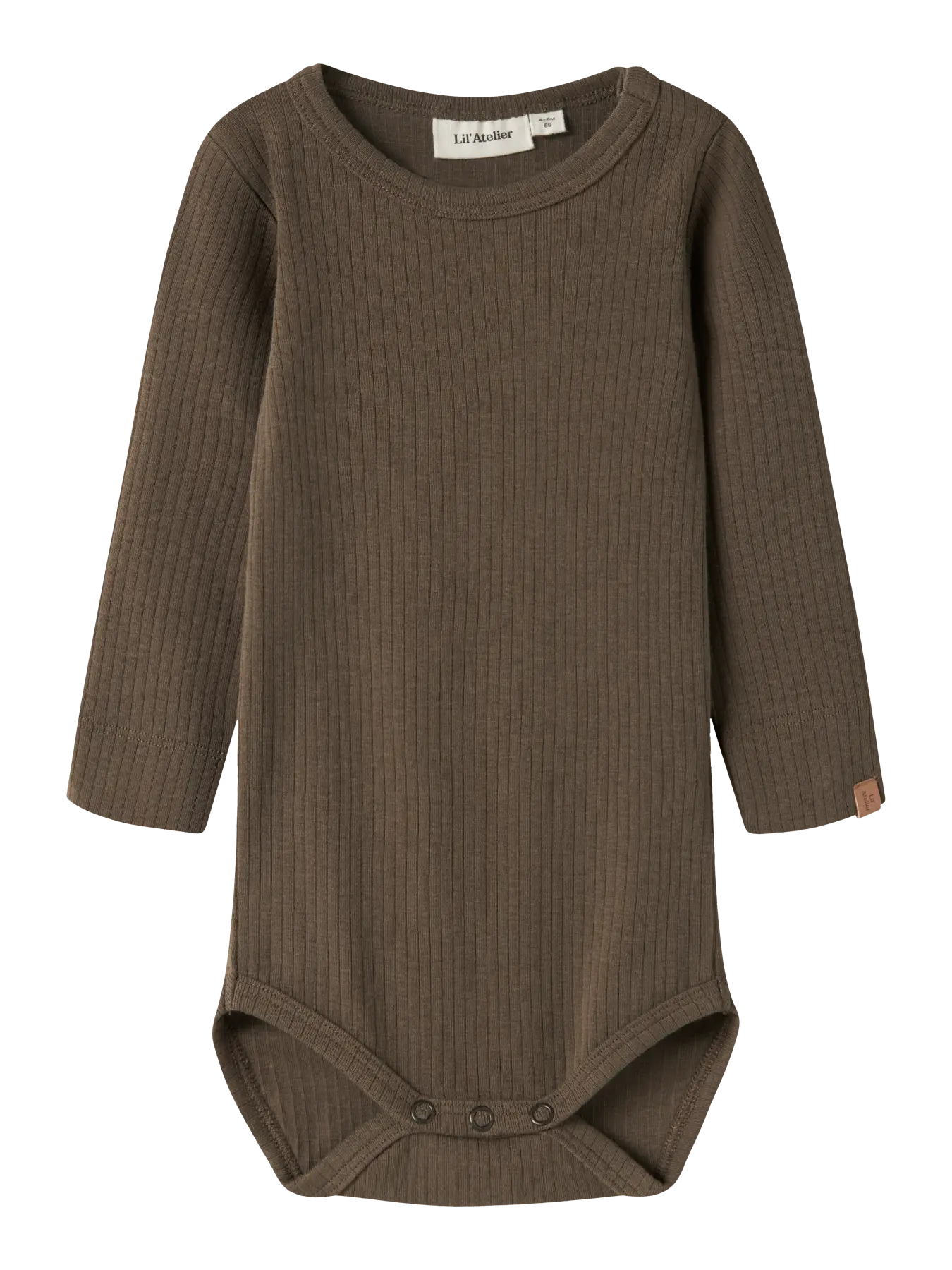 Lil Atelier Rajo - Gabo Bib LS Slim Body - Teak