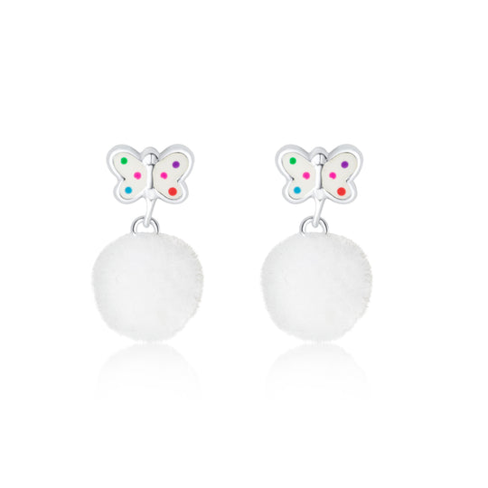 Sommerfugle med Pom Pom'er Ørestikker