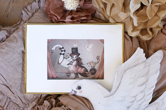 Miss Lucy plakat 18X24 cm - Mrs. Mighetto