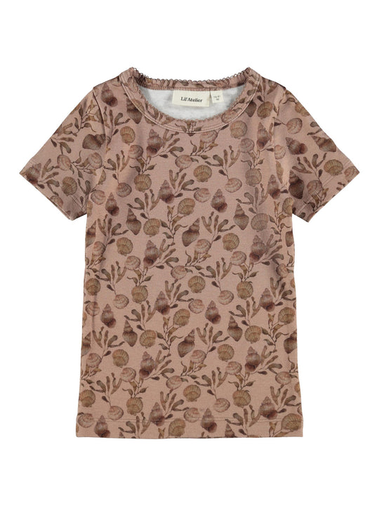 Lil Atelier Pige T-shirt Gaya Slim Top Roebuck