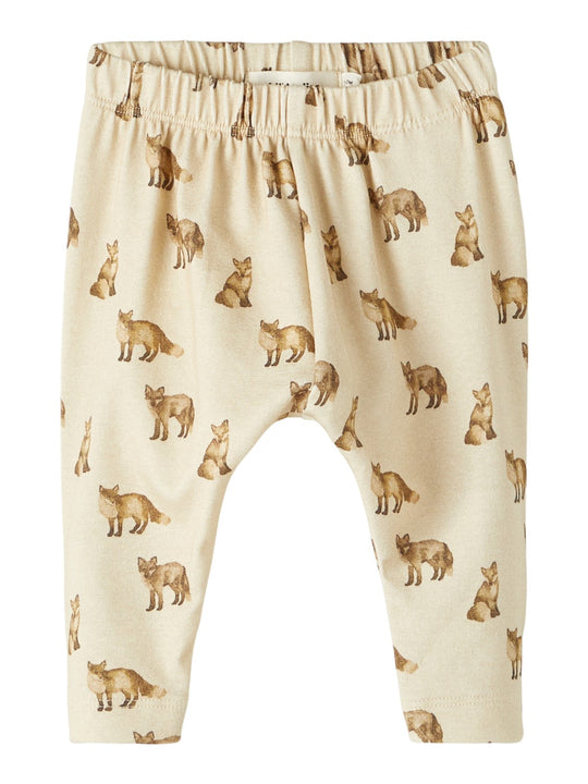Lil Atelier Geo Loose Pants - Fog