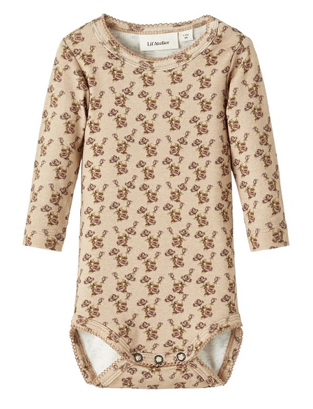 Lil Atelier Gaya Slim LS Body - Warm Sand