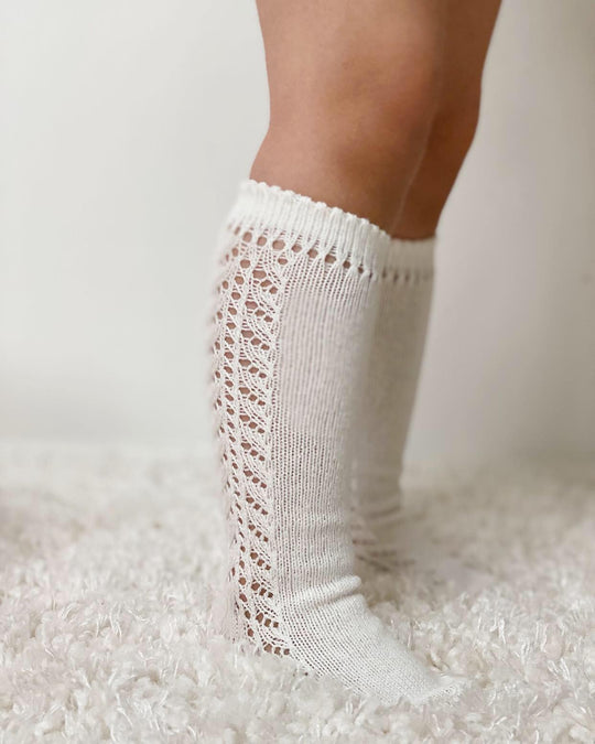 Condor Knæstrømper m/hulmønster