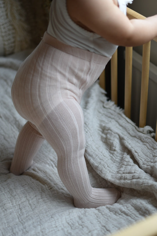 Condor Rib Strømpebukser - Lino