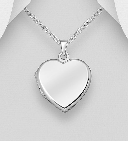 Hjerte Medaljon - Halskæde til Mor