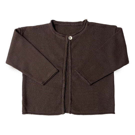 Huttelihut Cardigan Bomuld Brown