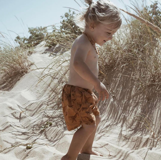 Lil Atelier Bade Shorts - Bran