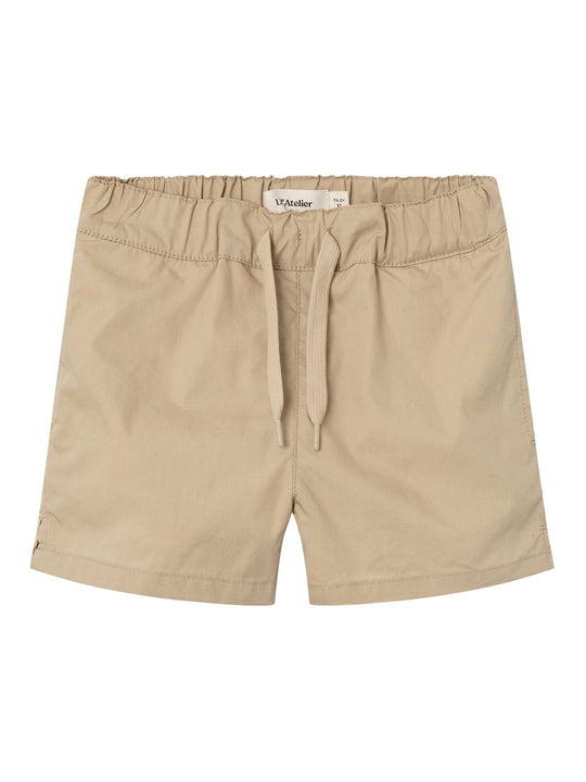 Lil Atelier Fandy Badeshorts - White Pepper