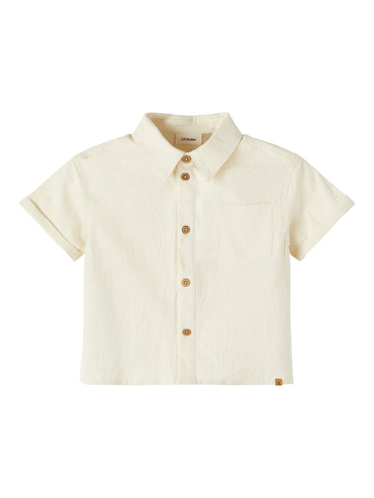 Lil Atelier Hadam Loose Shirt - Turtledove