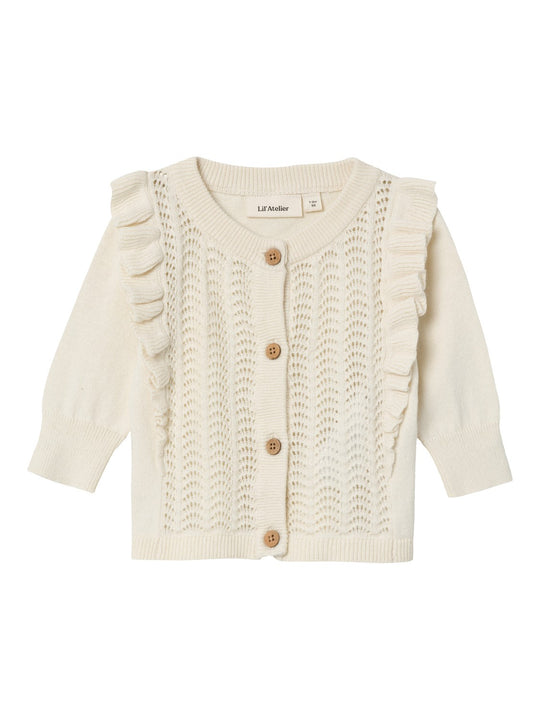 Lil Atelier Hija Knit Cardigan - Turtledove