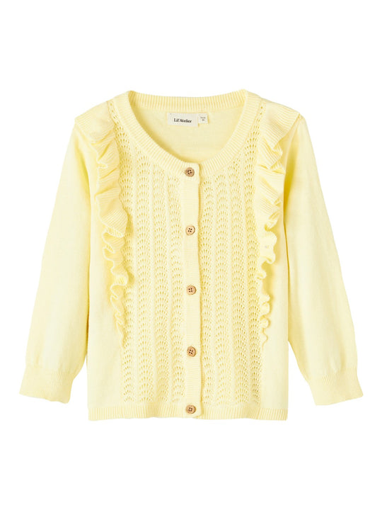 Lil Atelier Hija Knit Cardigan - Double Creme