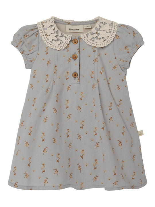 Lil Atelier Daisy Body Kjole- Harbor Mist