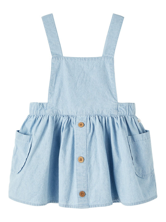 Lil Atelier Daley Cowboy Kjole - Light Blue Denim