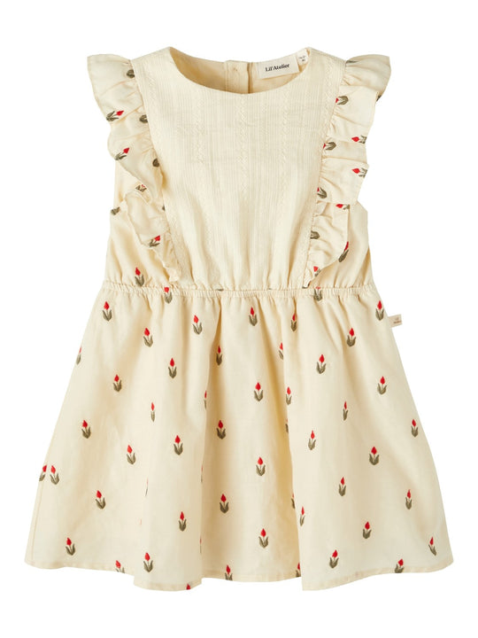 Lil Atelier Halma Dress - Turtledove