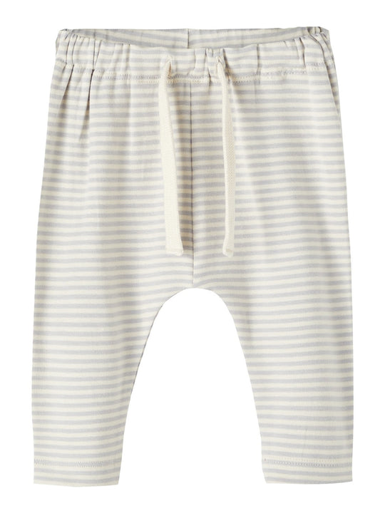 Lil Atelier Geo Loose Pant - Harbor Mist / Stribet
