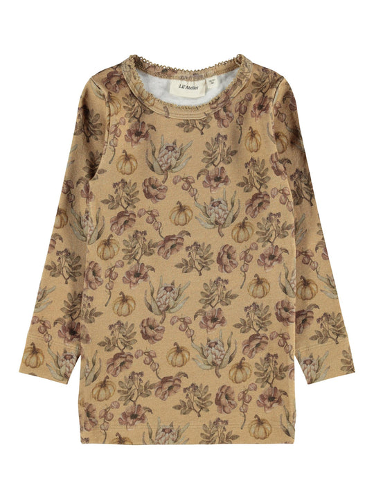 Lil Atelier Bluse Gaya Slim Top Lark