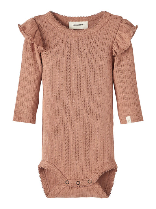 Lil Atelier Rachel Slim Body - Mocha Mousse