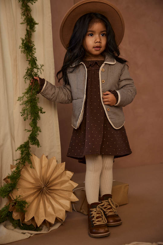 Lil Atelier Relvira Loose Dress - Rocky Road