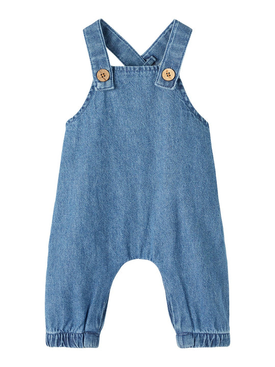 Lil Atelier Rongel Loose Overall - Blue Denim