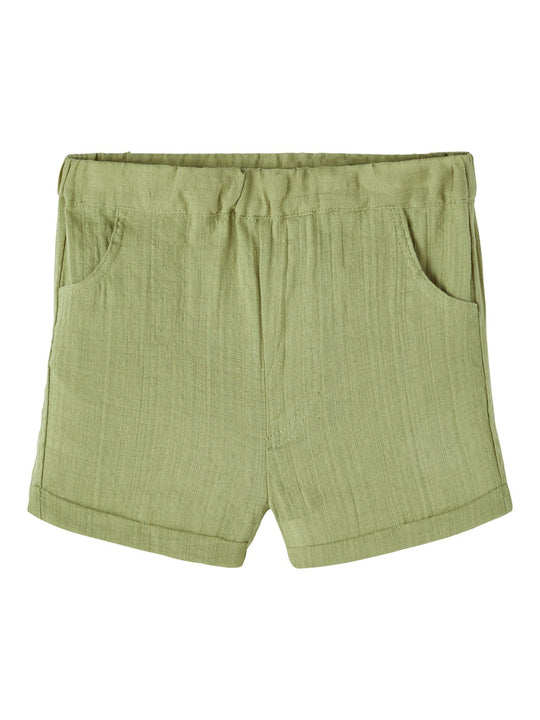 Lil Atelier Hessa Loose Shorts - Sage