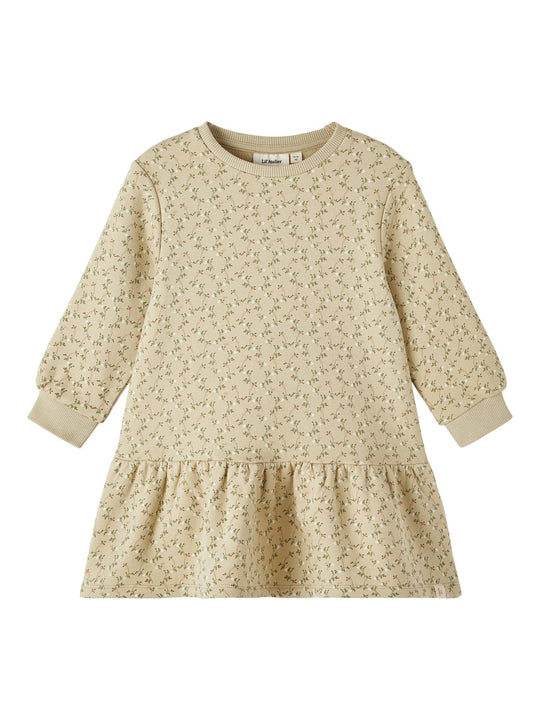 Lil Atelier Selma Loose Dress - Moss Gray