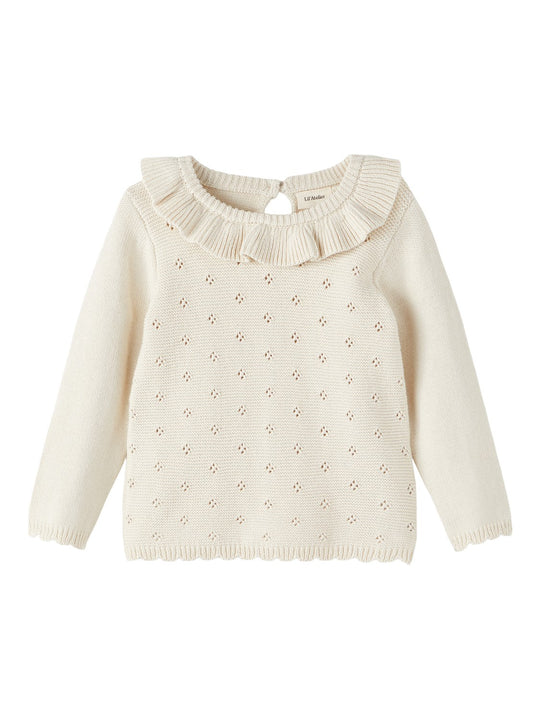 Lil Atelier Laguna LS Knit - Turtledove