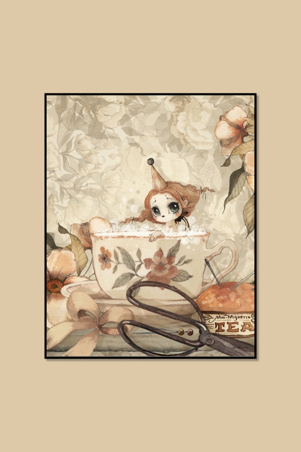 The Tea Bath Plakat 40x50 cm - Mrs. Mighetto
