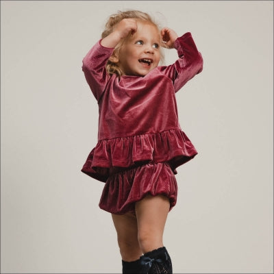 The New Siblings Velour Bloomers